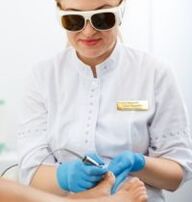 Hardware treatment of fungus on nails